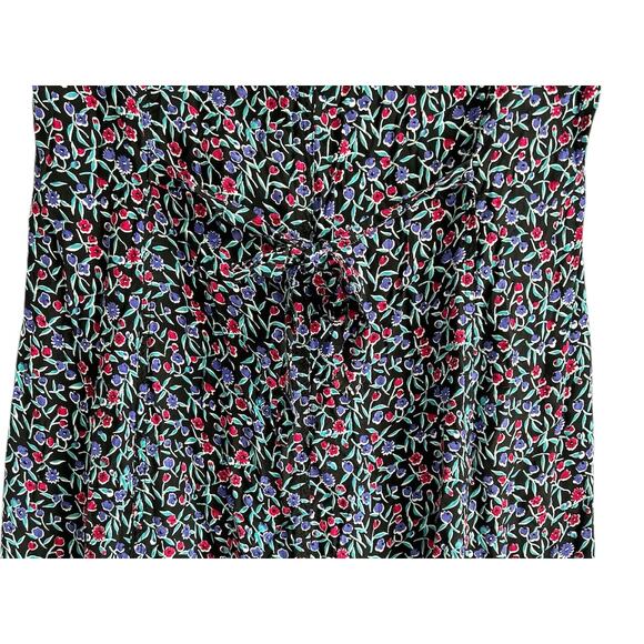 Vintage‎ 90s Robbie Bee Size 12 Floral Print Sleeveless Button Up Maxi Dress - Picture 5 of 6